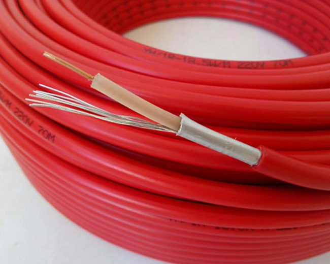 合金絲發(fā)熱電纜電采暖，TXLP單導發(fā)熱電纜